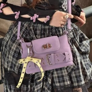 Cultivator原創小眾復古撞色休閒百搭單肩斜跨手提腋下包