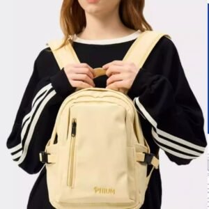 POY®簡約迷你書包女大學生輕便小型旅遊背包女生通勤包包小雙肩包