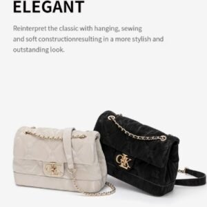 CK&WQ輕奢小眾新款包包高端大氣上班通勤鏈條單肩斜挎包女