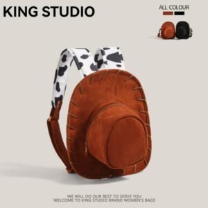 卡通玩具總動員胡迪帽子背包包女潮可愛復古單肩包雙肩包