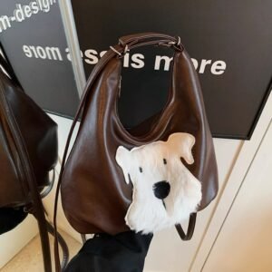 大容量西高地托特包包女新款高級感小眾通勤單肩斜挎背包百搭