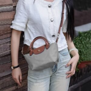 新款餃子包尼龍布手提包單肩包斜挎包帆布托特包女包包迷你包