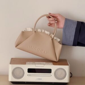 Micocah泡芙塔可包包新款女包百搭單肩手提包斜挎包小眾拎包