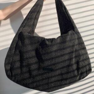 CHARLENE&KANGAROO 原創丹寧牛仔包騎行斜挎包女男氣囊單肩托特包