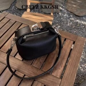 大容量包包女春夏百搭新款簡約小眾設計單肩斜挎包通勤餃子包