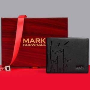 馬克華菲男士錢包新款年輕人短款真皮商務男皮夾子錢袋錢夾