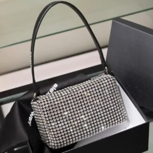 大王水鑽包包女包新款春夏晚宴手拿包腋下包斜挎包滿鑽鑽石包