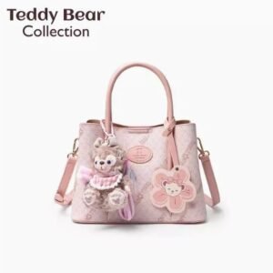 泰迪熊新款小眾超火小包包輕奢通勤包粉色禮物手提包百搭斜挎包女