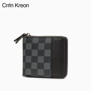 官網小c&k正品男士錢包短款新款拉鍊皮夾多功能零錢袋送生日禮物